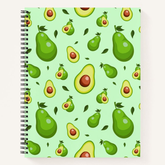 Carnet Ordinateur portable Avocado Spiral (Devant)