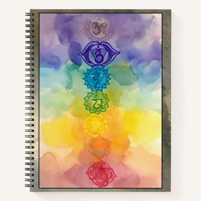 Carnet Ordinateur portable Chakras (Devant)