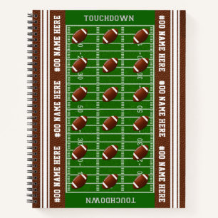 Carnet Ordinateur portable cool Personnalisé Football Fi