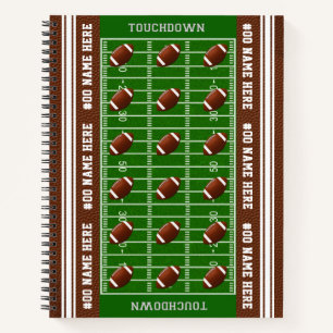 Carnet Ordinateur portable cool Personnalisé Football Fie