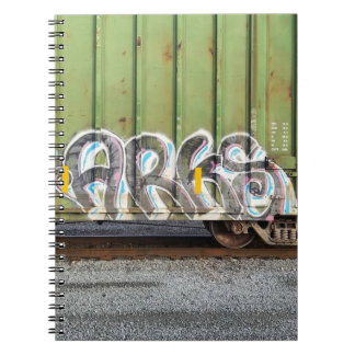 Carnet Ordinateur portable cool Train Graffiti