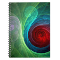 Ordinateur portable d'art Abstrait Red Storm