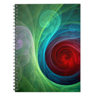 Carnet Ordinateur portable d'art Abstrait Red Storm
