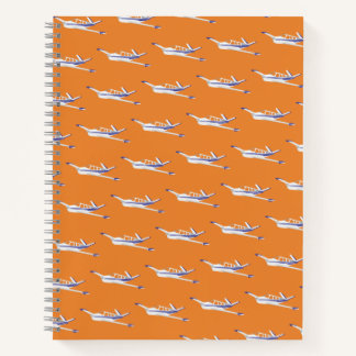 Carnet Ordinateur portable d'avion orange, Beechcraft Bon