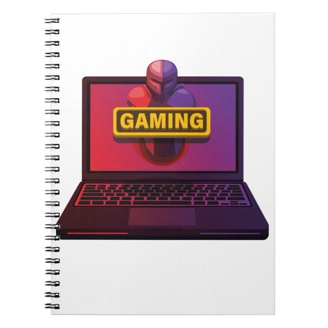 Carnet Ordinateur portable de jeu (Devant)