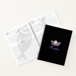 Carnet Ordinateur portable de recette personnalisé Miss A