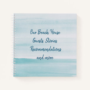 Carnet Ordinateur portable des clients de notre Beach Hou