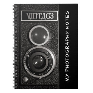 Carnet Ordinateur portable des photographes Vintages