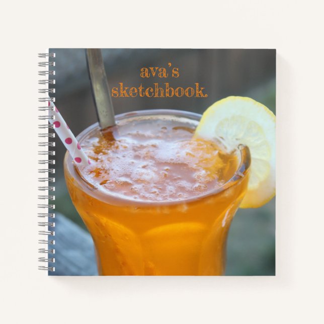 Carnet Ordinateur portable d'esquisse personnalisable Ora (Devant)