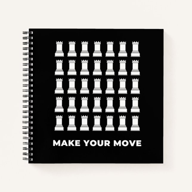 Carnet Ordinateur portable du joueur d'échecs | Le rêve d (Devant)