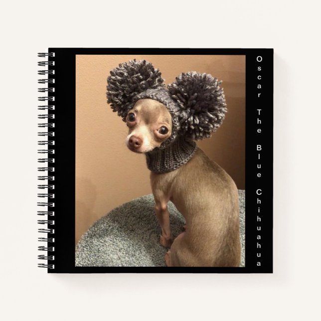Carnet Ordinateur portable en spirale Chihuahua (Devant)