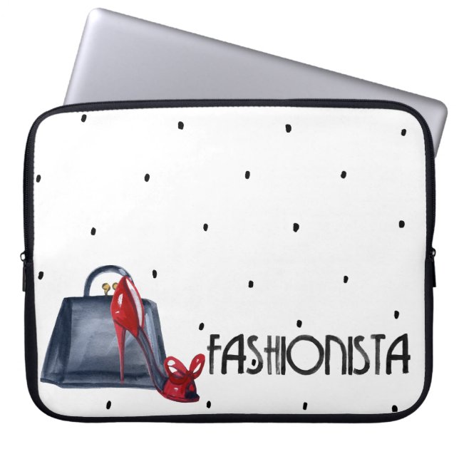 Carnet ordinateur portable Fashionista Coque sac (Devant)