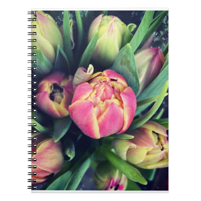 Carnet Ordinateur portable floral (Devant)