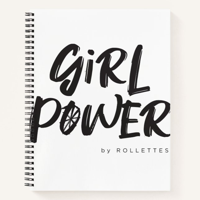 Carnet Ordinateur portable Girl Power (Devant)