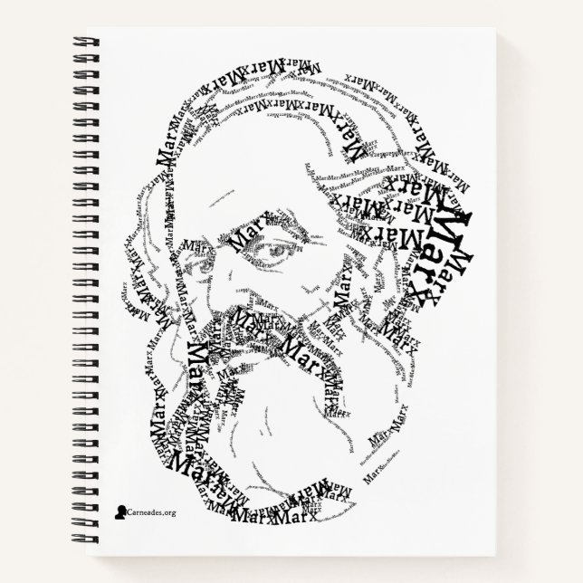 Carnet Ordinateur portable Karl Marx Spiral (Devant)