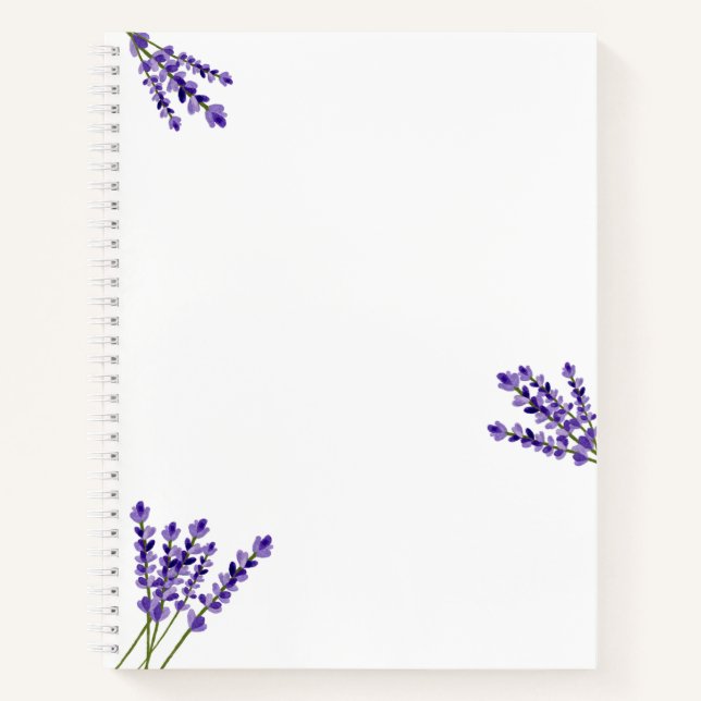 Carnet Ordinateur portable Lavender (Devant)