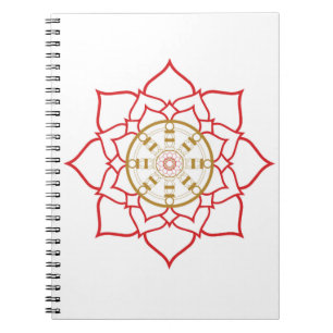 Carnet Ordinateur portable Lotus Dharma Wheel