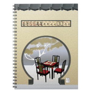 Carnet Ordinateur portable Mah Jongg Garden