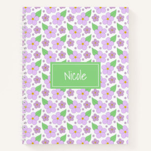 Carnet Ordinateur portable Motif Lilac Flowers