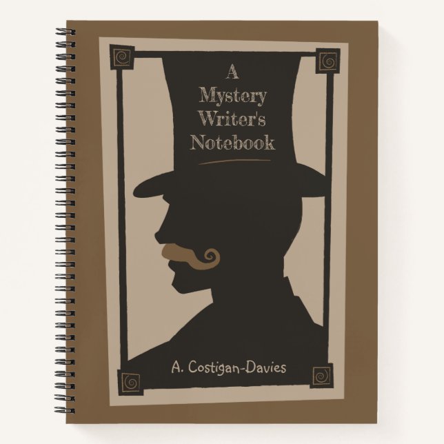 Carnet Ordinateur portable Mystery Writer Villain (Devant)