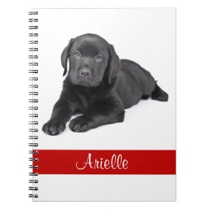 Carnet Ordinateur portable personnalisé Black Labrador Re