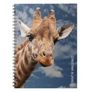 Carnet Ordinateur portable personnalisé Giraffe