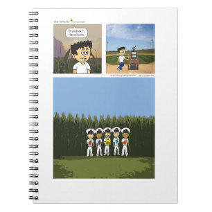 Carnet Ordinateur portable pour café de base-ball