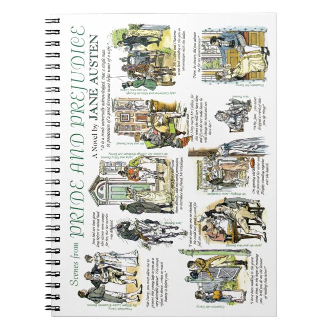 Carnet Ordinateur portable Pride & Prejudice (Devant)