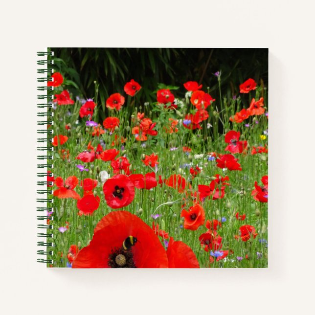 Carnet Ordinateur portable Red Poppies Field (Devant)