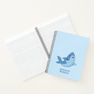 Carnet Ordinateur portable Shark Kid's Cute Kawaii