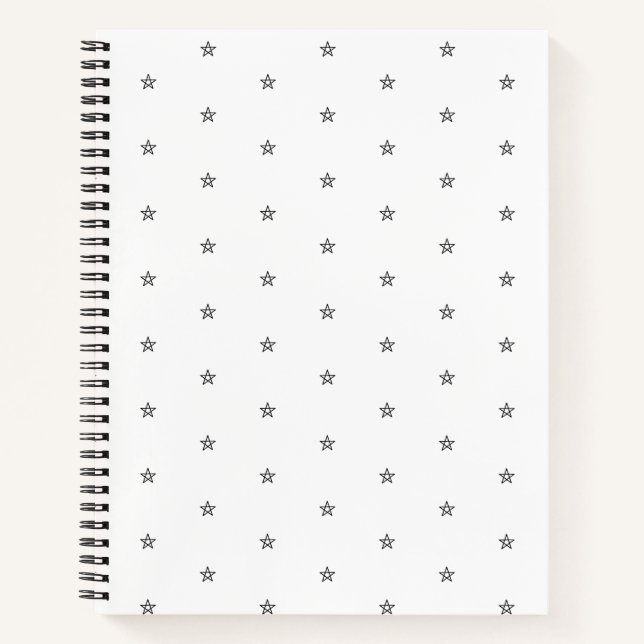 Carnet Ordinateur portable Spiral blanc élégant (Devant)
