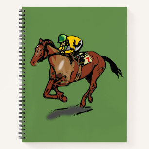Carnet Ordinateur portable Spiral Horse Racing
