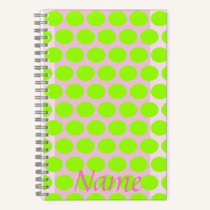 Carnet Ordinateur portable Spiral, Pois