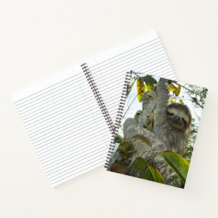 Carnet Ordinateur portable spiral souriant 8,5 po x 11 po