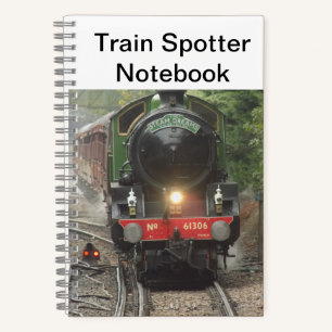 Carnet Ordinateur portable Spiral Spotter Train