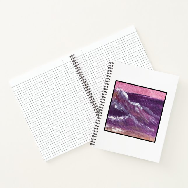 Carnet Ordinateur portable Spiral "Sunset Wave" (Intérieur)