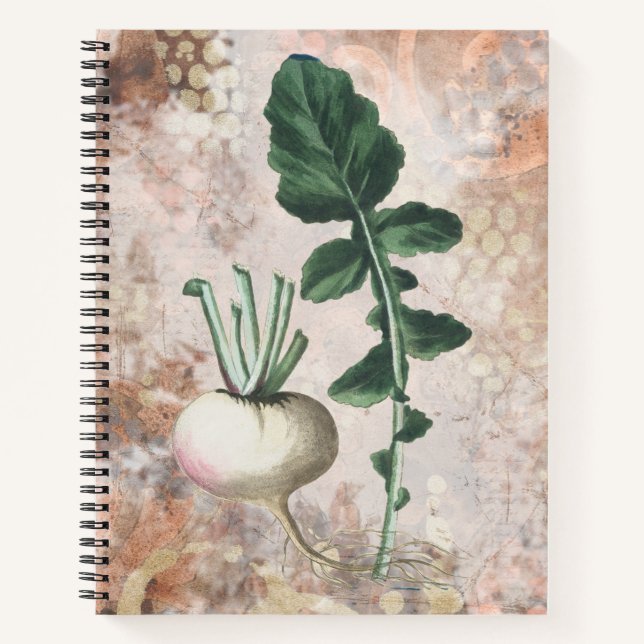 Carnet Ordinateur portable Turnip Vegetable Gardener (Devant)
