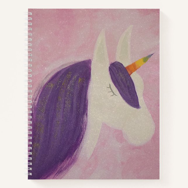 Carnet Ordinateur portable Unicorn Spiral (Devant)