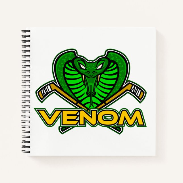 Carnet Ordinateur portable Venom/Player Spiral 8,5 po x 8 (Devant)