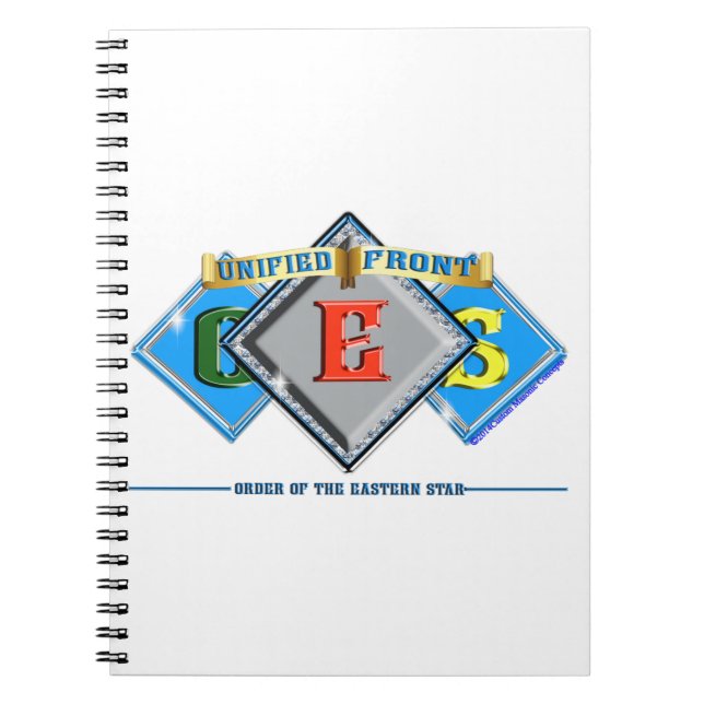 Carnet Ordre de l'étoile orientale OES (Devant)