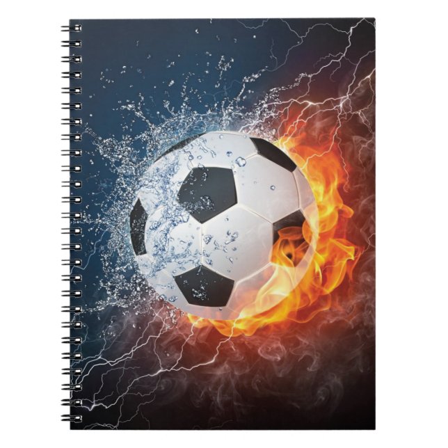 Carnet Oreiller de lancer en forme de ballon de football  (Devant)