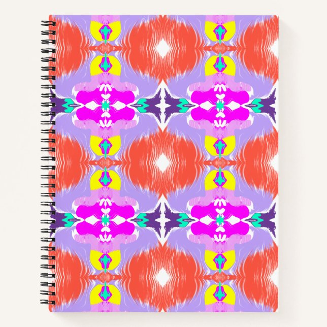 Carnet Oreiller jeté kaléidoscope Solar Bloom (Devant)