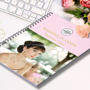 Carnet Organisateur de mariage Code QR rose photo