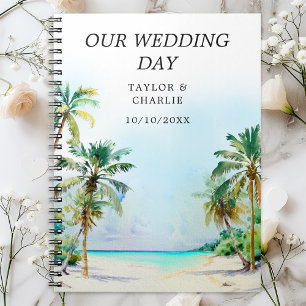 Carnet Organisateur de mariage de destination de plage tr