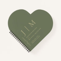 Organisateur de mariage simple et formel Vert saug