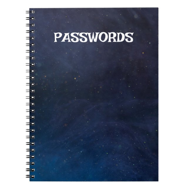 Carnet Organisateur de mots de passe (Devant)