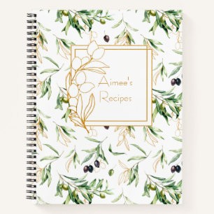 Carnet Organisateur de recettes de Branches d'Olivier Bot