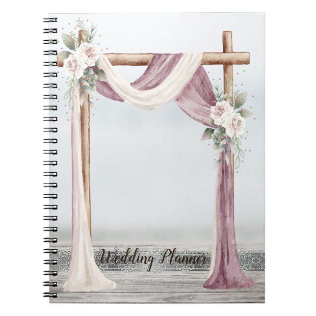 Carnet Organisatrice de mariage Beach Arbor (Devant)