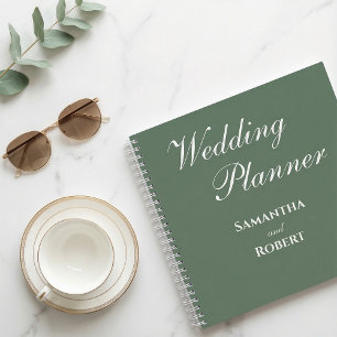 Carnet Organisatrice de mariage élégante avec motifs flor