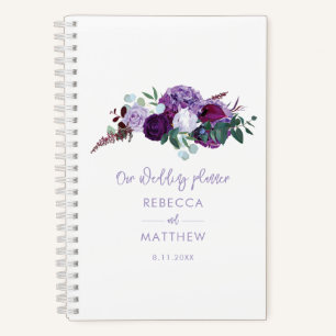 Carnet Organiseur de mariage à l'aquarelle et écriture sc